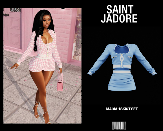 [SAINT JADORE] Mariah Set - Baby Blue
