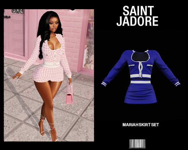 [SAINT JADORE] Mariah Set - Navy