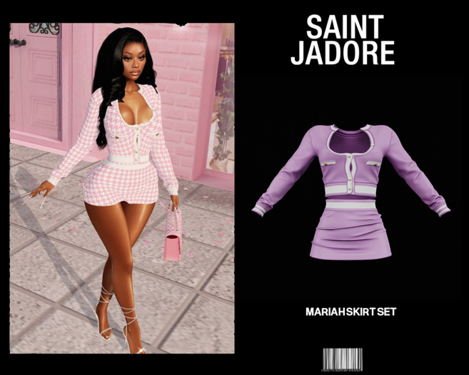 [SAINT JADORE] Mariah Set - Purple