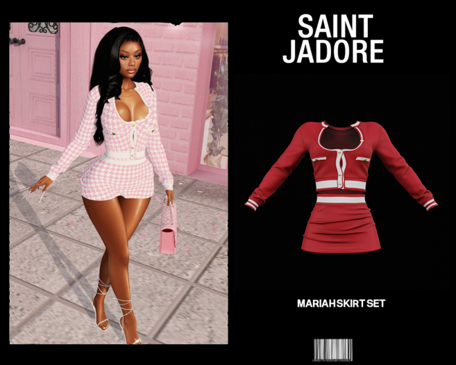 [SAINT JADORE] Mariah Set - Red