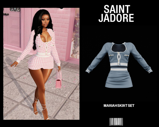 [SAINT JADORE] Mariah Set - Slate