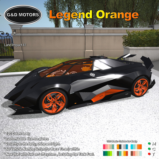 G&D MOTORS Legend Orange