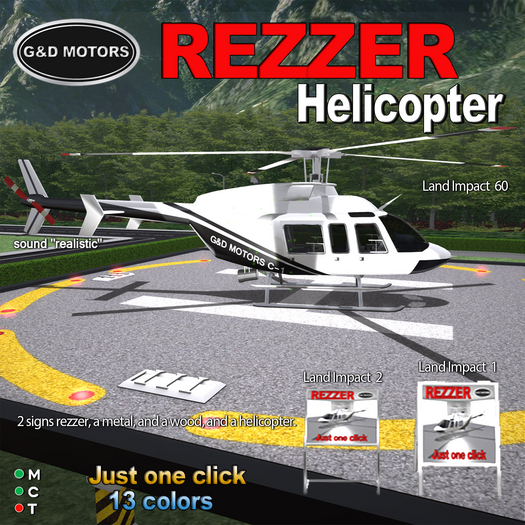 G&D MOTORS Helicopter Rezzer