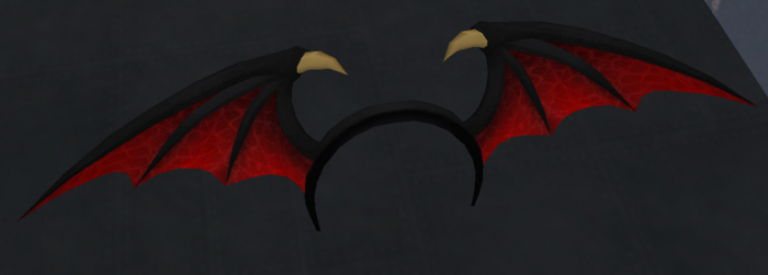 Red Bat Horns Gacha 