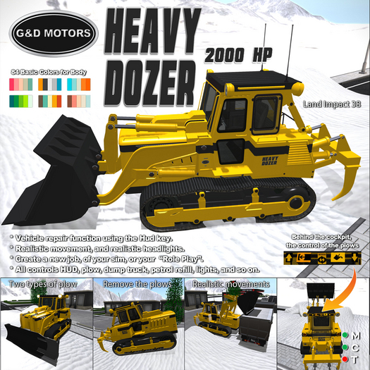 G&D MOTORS Heavy Dozer 2000 HP