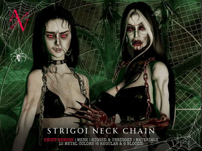 Anima Vestra. Strigoi Neck Chain