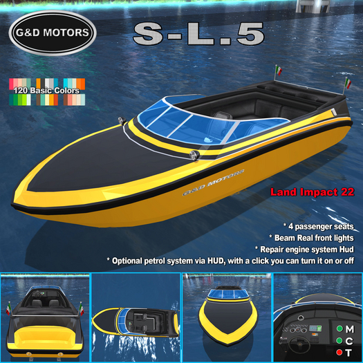 G&D MOTORS Speedboat S-L.5