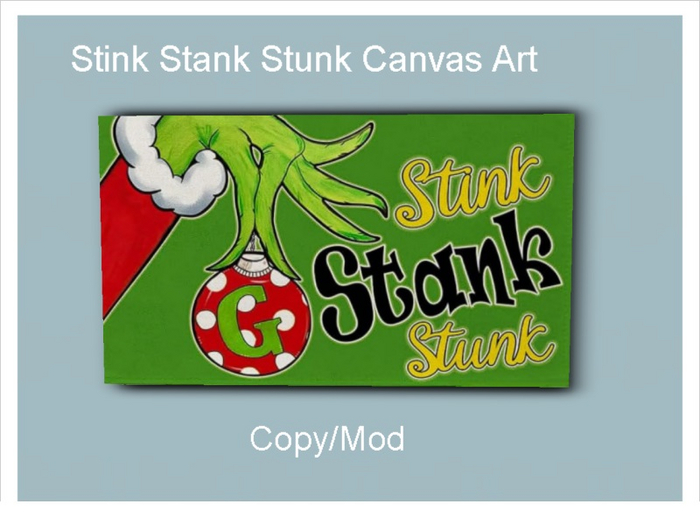 *CC* Stink Stank Stunk Canvas Art 