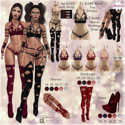 1. AURORA Mandy set RARE