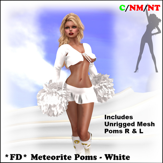 *FD* Meteorite Pompom Set [Boxed] White