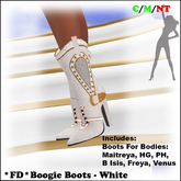 *FD* Boogie Boots [BOXED] White