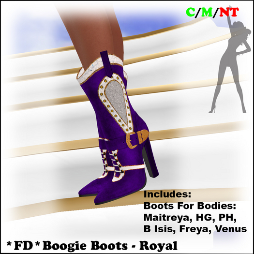 *FD* Boogie Boots [BOXED] Royal