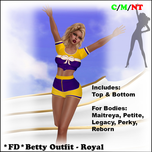 *FD*  Betty Outfit [BOXED] Royal