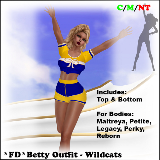*FD*  Betty Outfit [BOXED] Wildcats