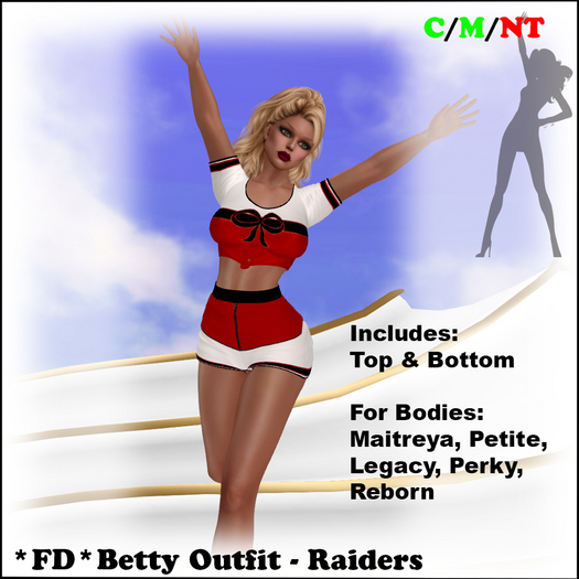 *FD*  Betty Outfit [BOXED] Raiders