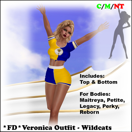 *FD*  Veronica Outfit [BOXED] Wildcats