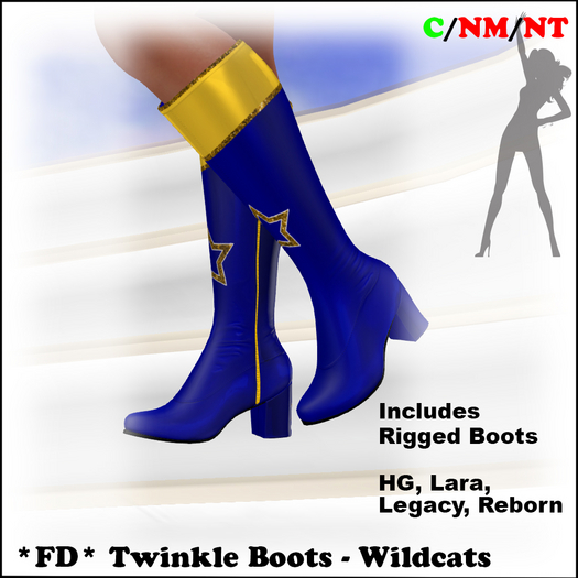 *FD* Twinkle Boots [Boxed] Wildcats