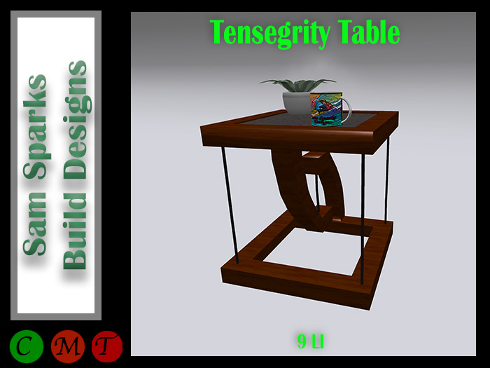 [SSBD7008] Tensegrity Side Table (C/M/NT 9LI)