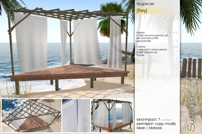 Sway's [Trey] Pergola Set