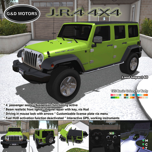 G&D MOTORS Off  Road J.R.4 4X4 