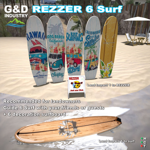 G&D INDUSTRY 6 Surf REZZER