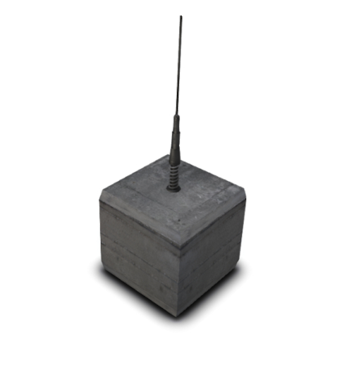 Second Life Marketplace - Concrete block with antenna
