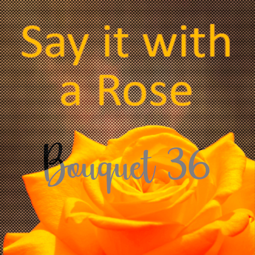 Say it With  Bouquet  36 Orange