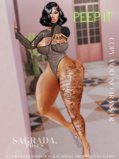 [sagrada] PEEP IT pose