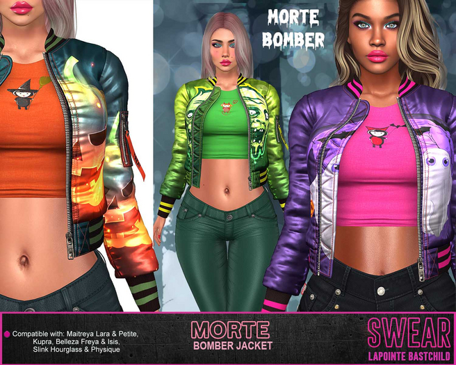 Bomber Jacket Morte Womens