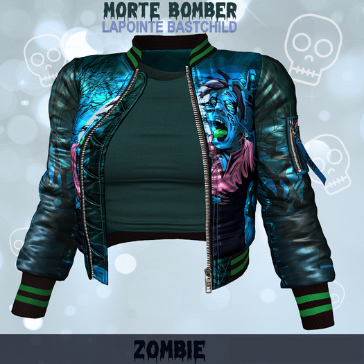 Bomber Jacket Morte Womens Zombie