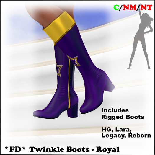 *FD* Twinkle Boots [Boxed] Royal