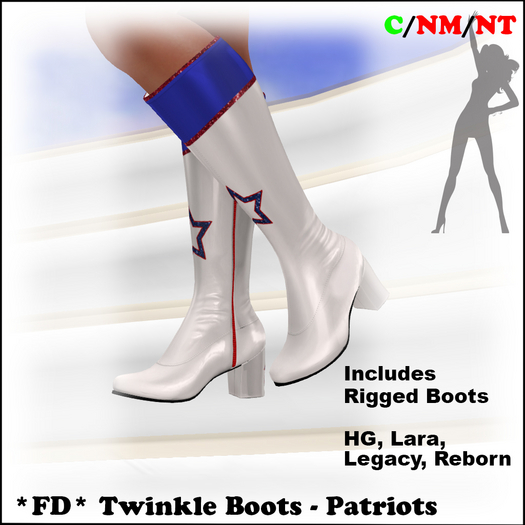 *FD* Twinkle Boots [Boxed] Patriots