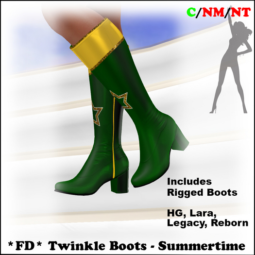 *FD* Twinkle Boots [Boxed] Summertime