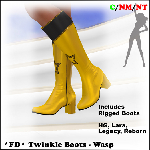 *FD* Twinkle Boots [Boxed] Wasp