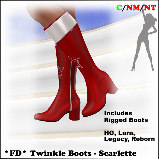 *FD* Twinkle Boots [Boxed] Scarlette