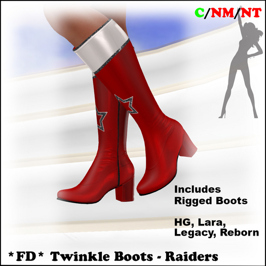 *FD* Twinkle Boots [Boxed] Raiders