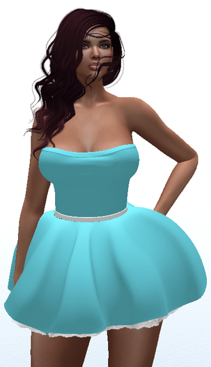 Blue dress