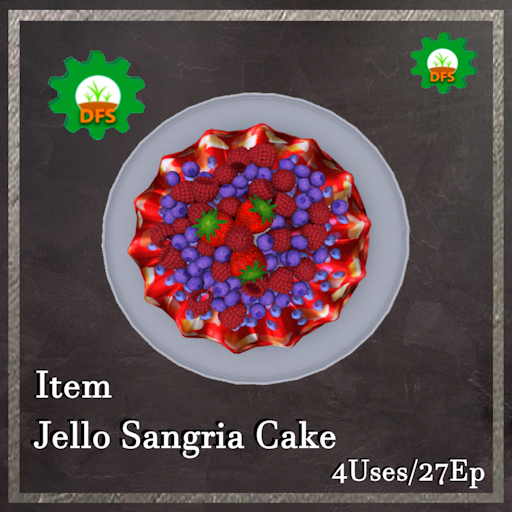 DFS Jello Sangria Cake Textur