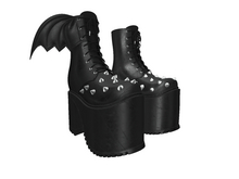 REVOLUTION - Vamp Boots (Black)