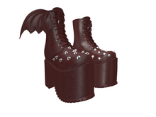 REVOLUTION - Vamp Boots (Oxblood)