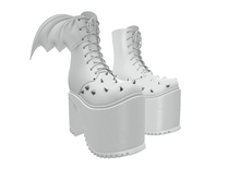 REVOLUTION - Vamp Boots (White)