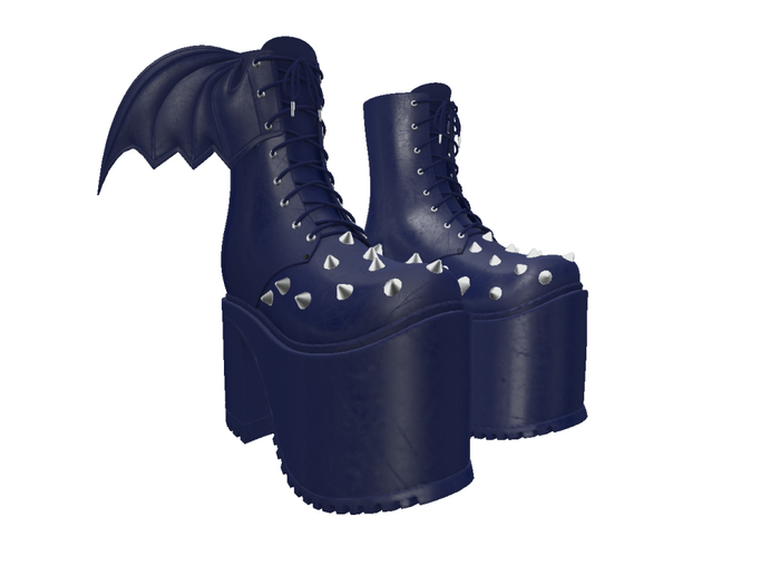 REVOLUTION - Vamp Boots (Blue)
