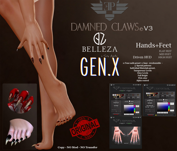 L'Emporio&PL::*Damned Claws*::-Set- Belleza- Gen.X -V3-