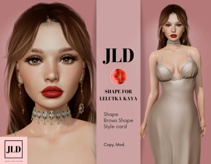JLD - Lelutka Kaya Shape No.2 with Style Card
