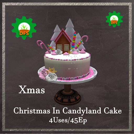 DFS Xmas Christmas In Candyland Cake (Limited) Textur