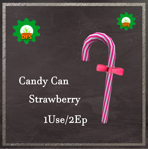 DFS  Candy Cane Strawberry Textur