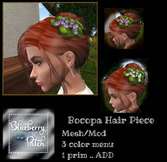 Bocopa Hair Piece + menu
