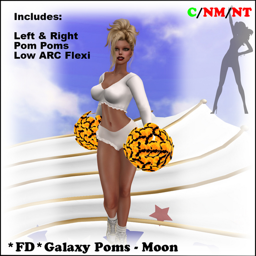 *FD* Galaxy Pompom Set [Boxed] Moon