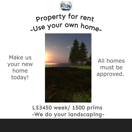 11 Hawthorne Valley Rd., 2500 prims / L$3750 / week