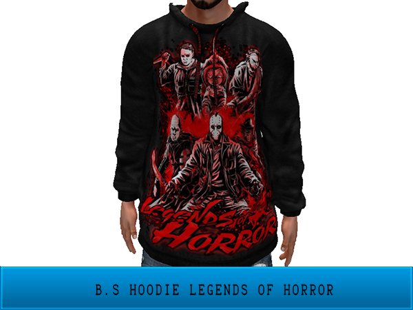 B.S HOODIE LEGENDS OF HORROR